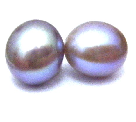 Natural Colours 7-8mm Half Drilled Drop Pair